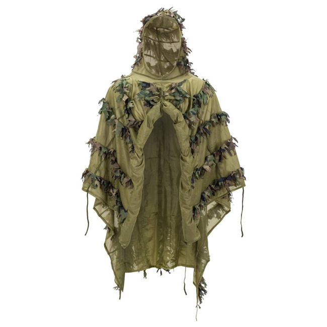 PONCHO DE CAMUFLAJ - "LEAF GHILLIE®" - Helikon-Tex - US WOODLAND