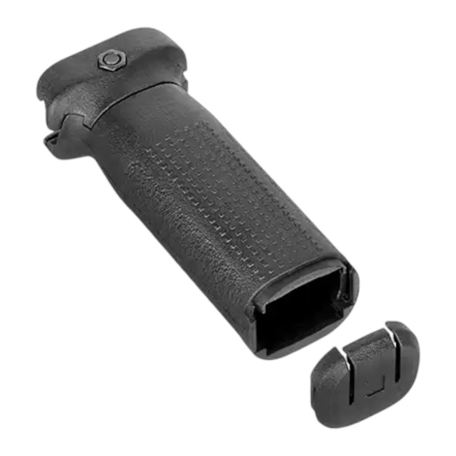 FOREGRIP CU UN COMPARTIMENT PENTRU BATERIE LIPO - NEGRU - BD