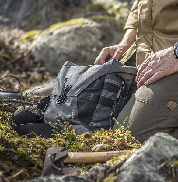 BUSHCRAFT HAVERSACK BAG® - CORDURA® - Helikon-Tex® - OLIVE GREEN/BLACK