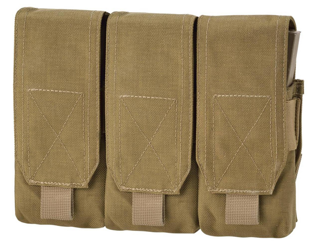 TRIPLE MAGAZINE POUCH - DEFCON 5® - COYOTE TAN