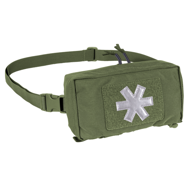 SET POUCH SI INSERTIE PENTRU TRUSA DE PRIM AJUTOR - MODULAR INDIVIDUAL MED KIT - Helikon-Tex - VERDE OLIV