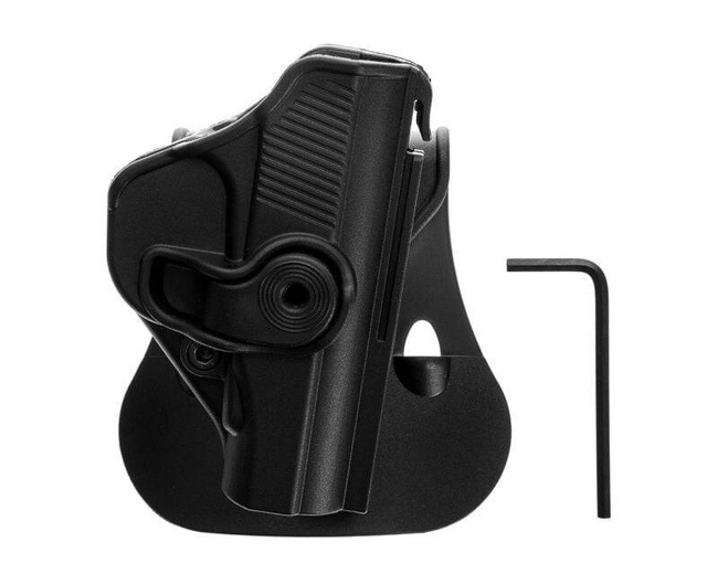 HOLSTER NEGRU PENTRU PISTOL MAKAROV PM, Z1320 - IMI DEFENSE