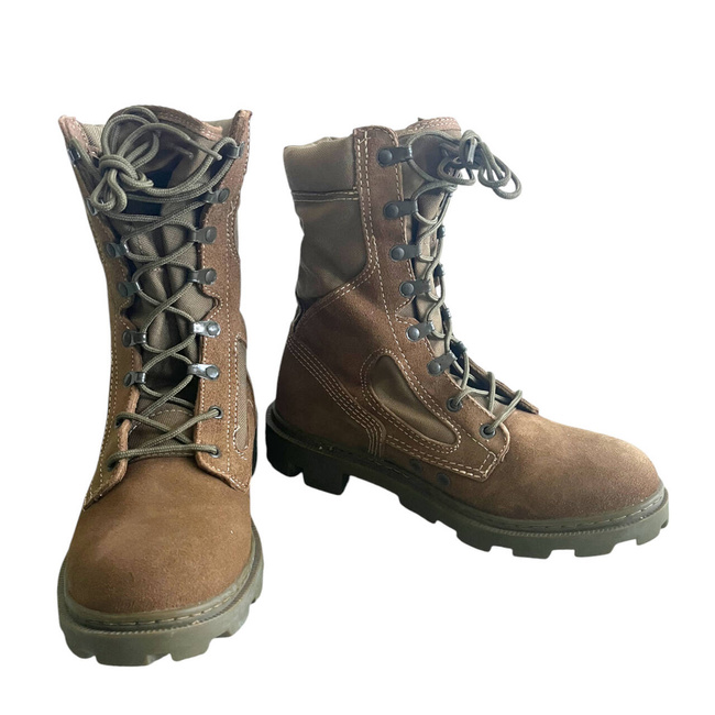 COMBAT BOOTS - USA PANAMA JUNGLE 3.0 - TRU SPEC - USA MILITARY SURPLUS - COYOTE - LIKE NEW