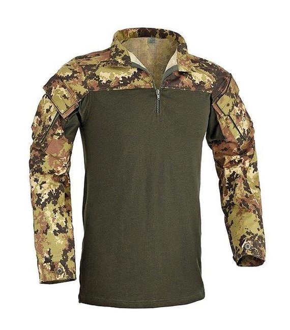 COTTON COMBAT SHIRT - ITALIAN CAMO