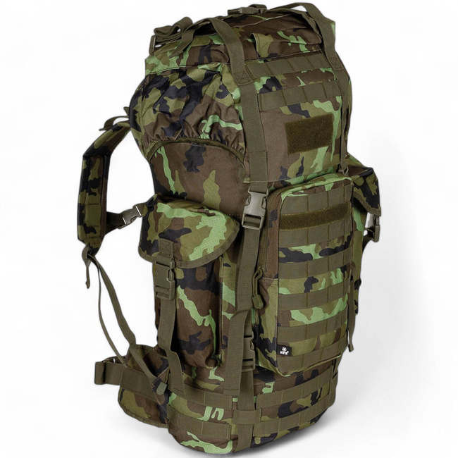 RUCSAC COMBAT BW - MOLLE - TIJA ALUMINIU - 65 L - MFH - CZ M95 CAMO