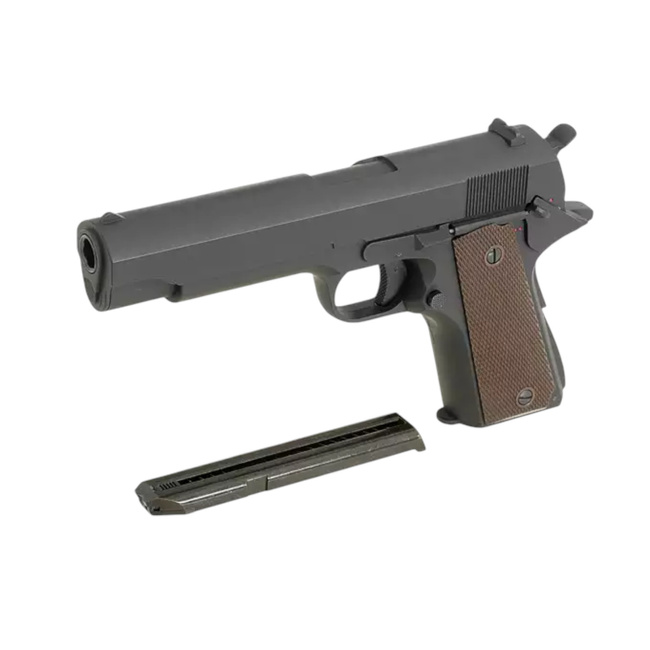 REPLICA PISTOL 1911 - GAS BLOWBACK - GBB - NEGRU - GOLDEN EAGLE