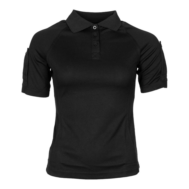 TRICOU POLO NEGRU PENTRU FEMEI - SURPLUS MILITAR DE LA ARMATA BRITANICA - CA NOU