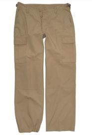Pantaloni prespalati de femei US BDU, Ripstop, Khaki