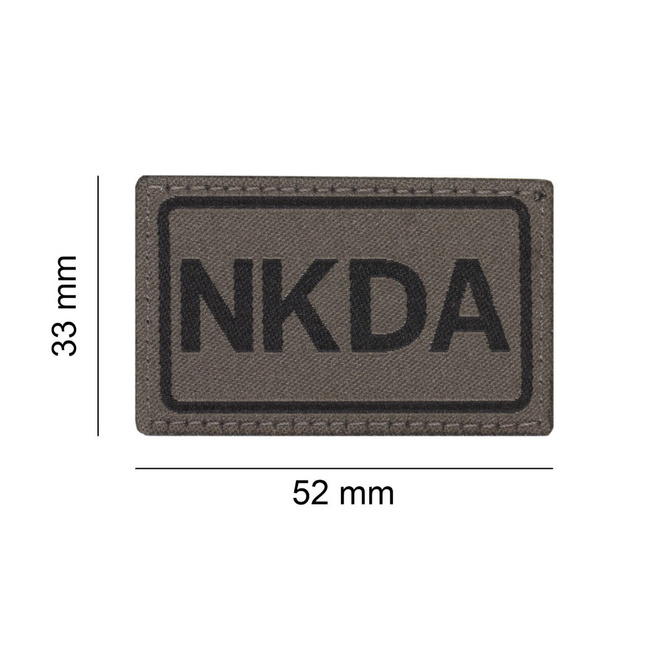 PATCH GRUPA SANGUINA - NKDA - RAL7013 - CLAWGEAR