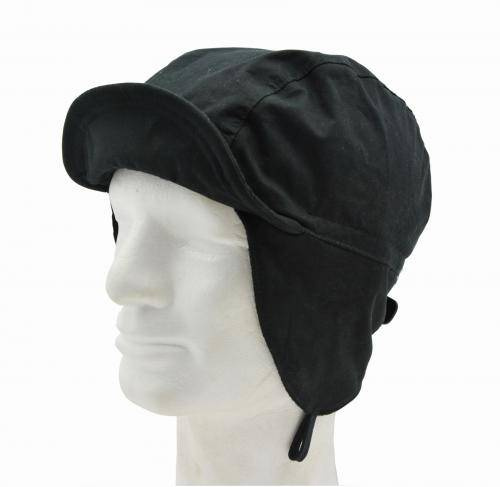 DUTCH ARMY WINTER  CAP - BLACK - USED 