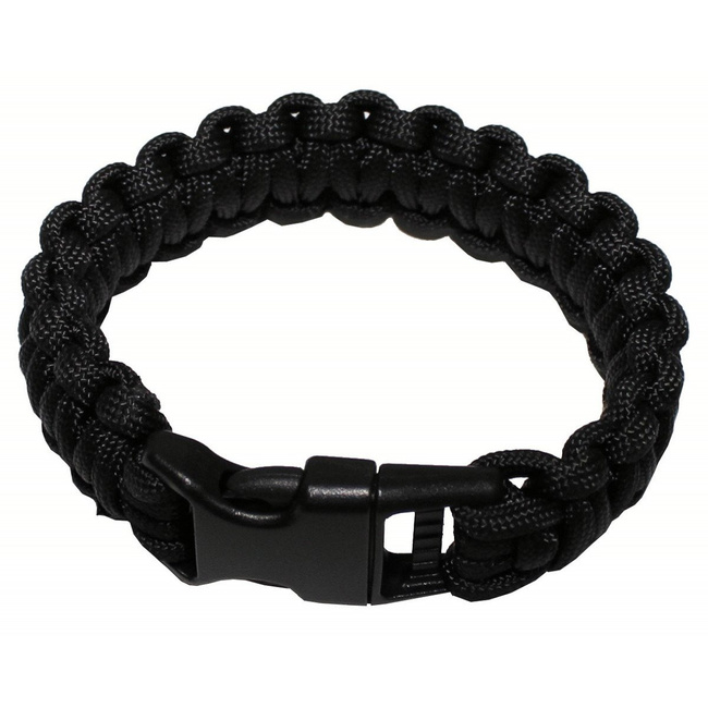 Bracelet, "Para", black, width 2.3 cm