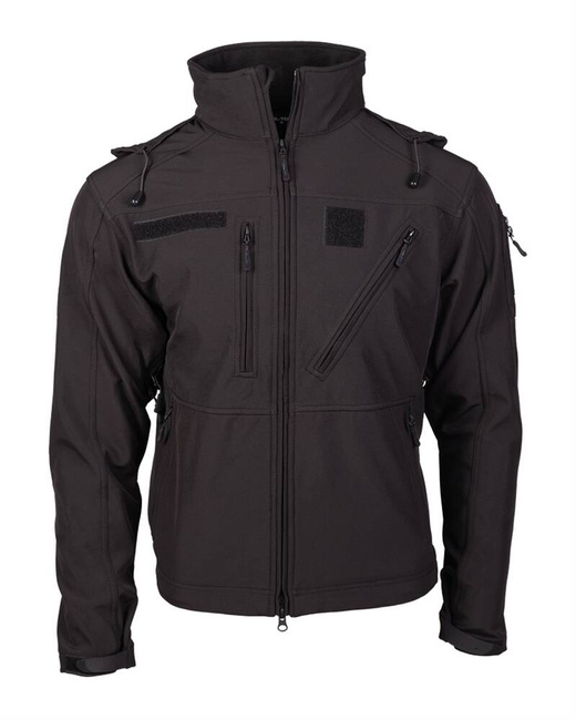 GEACA SCU 14 CU MATERIAL DE TIP SOFTSHELL, BLACK - MIL-TEC