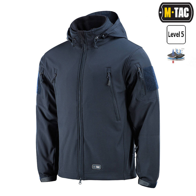 JACHETA SOFTSHELL CU CAPTUSEALA, BLEUMARIN INCHIS - M-TAC