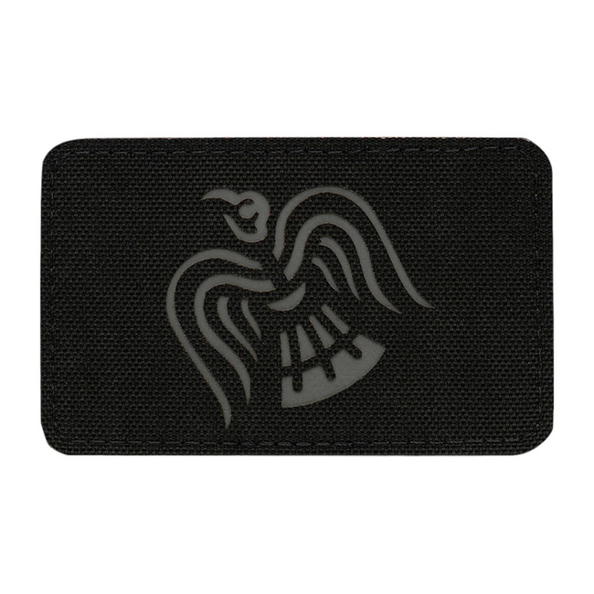 PATCH RAVEN FLAG LASER CUT - GRI/NEGRU - M-TAC