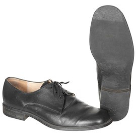 PANTOFI DE PIELE BW - NEGRU - SURPLUS MILITAR - UZAT