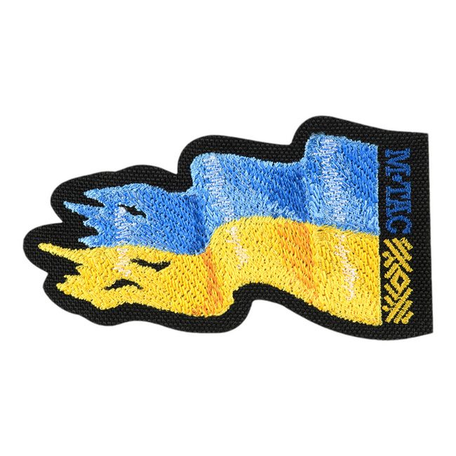 PATCH BATTLE FLAG OF UKRAINE (EMBROIDERY) - BLACK - M-TAC