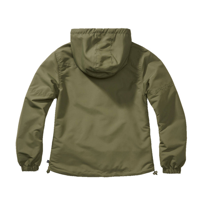  JACHETA DE VARA DAMA - FRONTZIP WINDBREAKER - OLIVE - BRANDIT