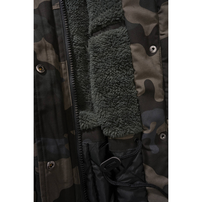 JACHETA PARKA PENTRU FEMEI - DARKCAMO - CAMEL - BRANDIT