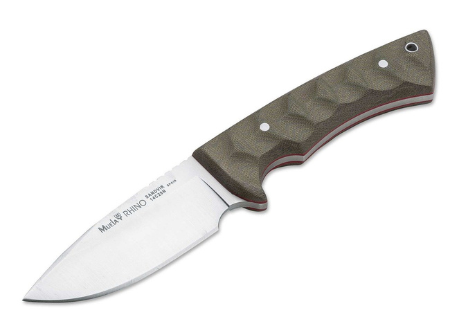 Muela Rhino Micarta Green Knife 