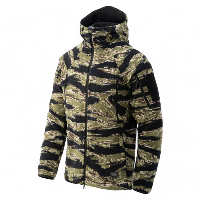 LIGHTWEIGHT FLEECE HYBRID JACKET - PATRIOT MK2 - HELIKON-TEX - BLACK