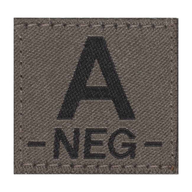 PATCH GRUPA SANGUINA - A NEG - RAL 7013 - CLAWGEAR