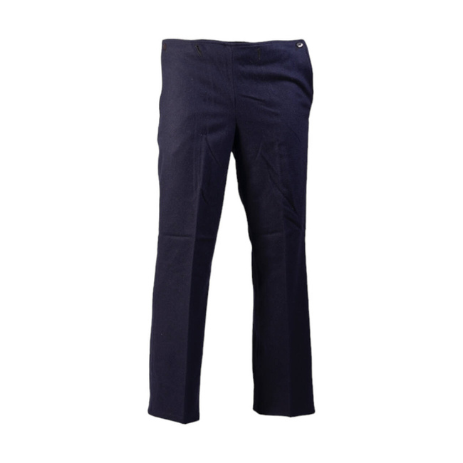 PANTALONI CU CLAPETA NAVY BLUE - SURPLUS MILITAR DE LA ARMATA EST-GERMANA - UZATI