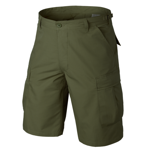 PANTALONI SCURTI BDU - POLIBUMBAC RIPSTOP - Helikon-Tex - VERDE OLIV