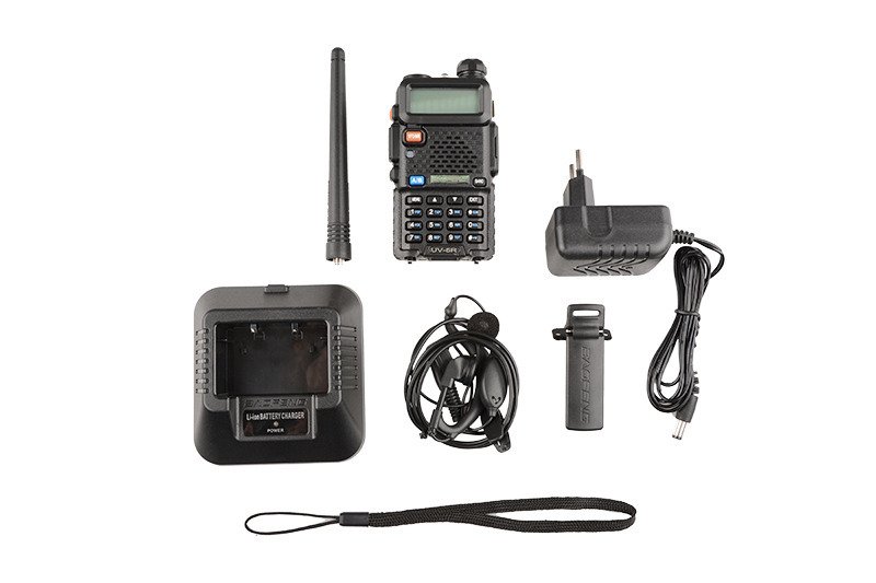 Radio Manual Dual Band Baofeng UV-5R Radio - Short Battery (VHF/UHF