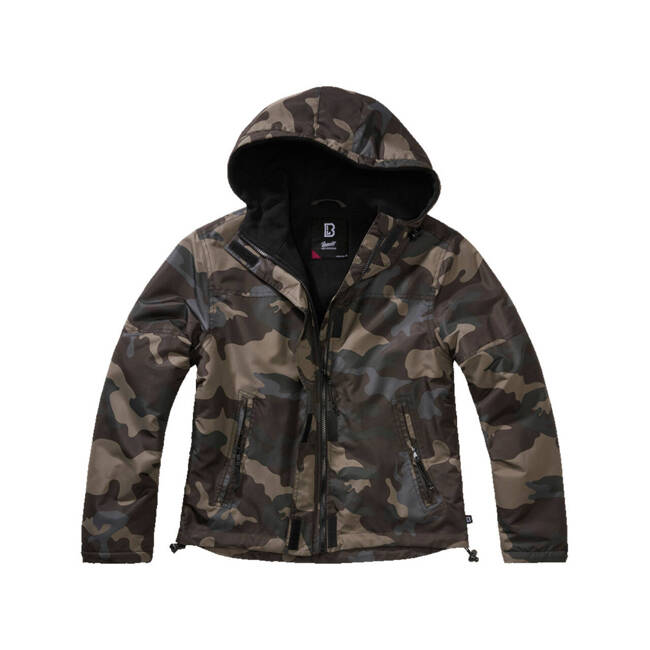  JACHETA DAMA - FRONTZIP WINDBREAKER - DARKCAMO - BRANDIT