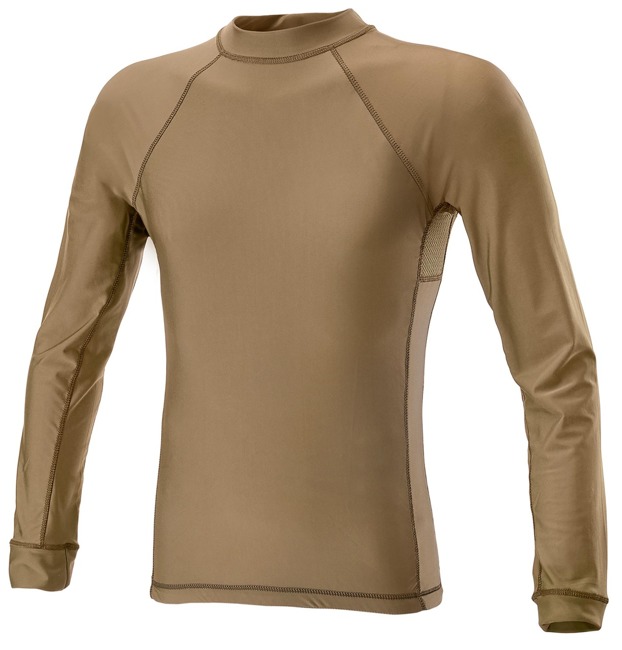 BLUZA LYCRA CU MANECA LUNGA - DEFCON 5 - COYOTE TAN