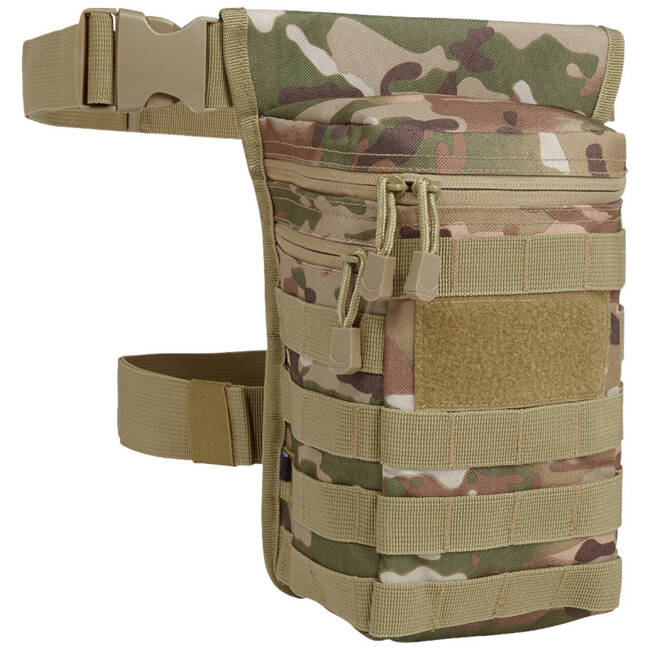 BORSETA TACTICA CU SISTEM MOLLE „SIDE KICK BAG” - TACTICAL CAMO - BRANDIT