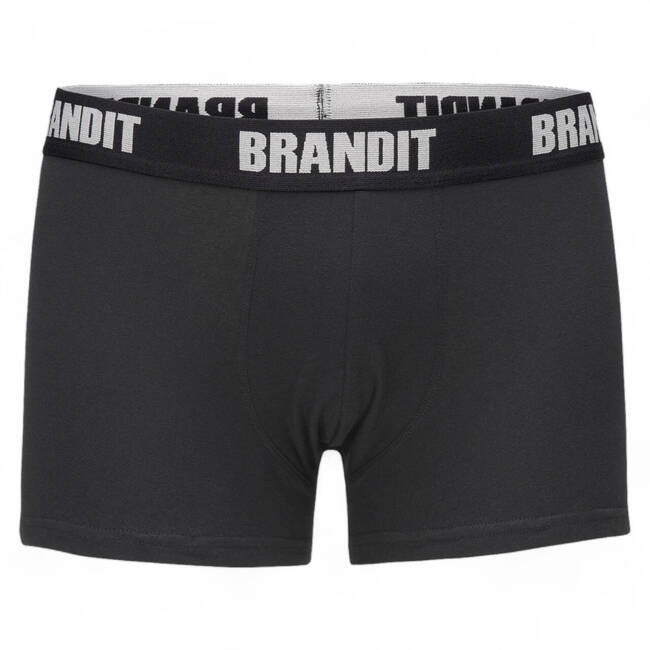 BOXERI CU LOGO - WOODLAND/NEGRU - BRANDIT (2/PACK)