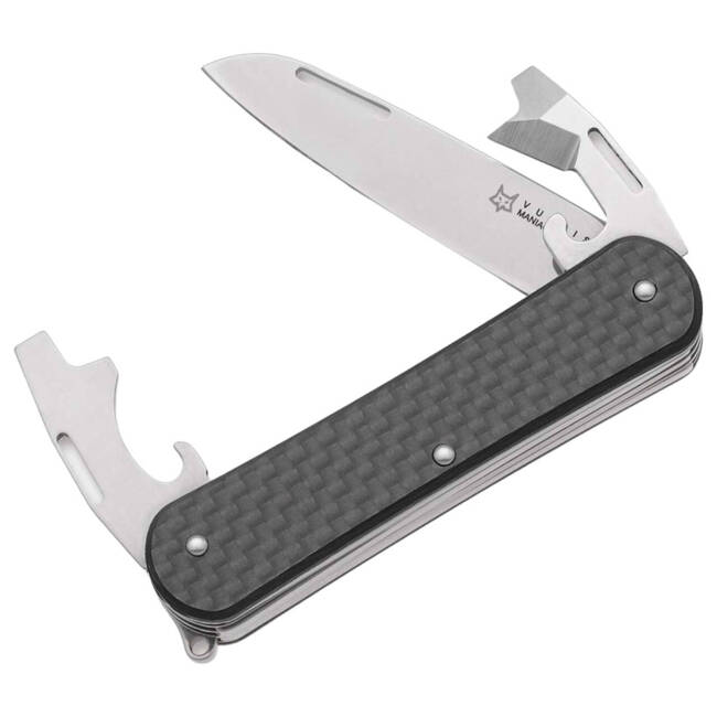 BRICEAG MULTIFUNCTIONAL DE BUZUNAR - "Fox Vulpis 130-3 CF" - FOX KNIVES