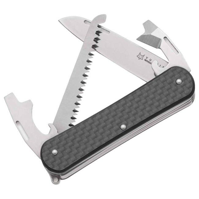 BRICEAG MULTIFUNCTIONAL DE BUZUNAR - "Fox Vulpis 130-S4 CF" - FOX KNIVES