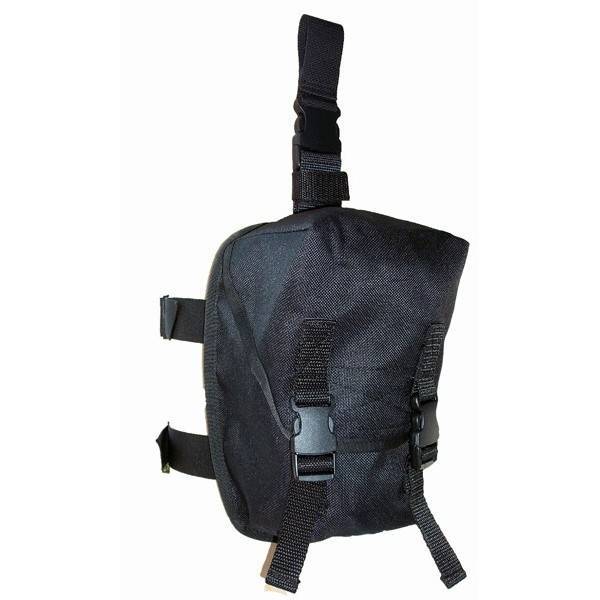 BUZUNAR PORT MASCA GAZE PE PICIOR - CORDURA - NEGRU