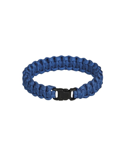 Bratara paracord 15 mm Albastra