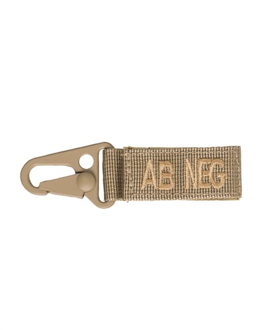 Breloc pentru chei TACT. - AB neg - 5 PC./PACK - COYOTE 