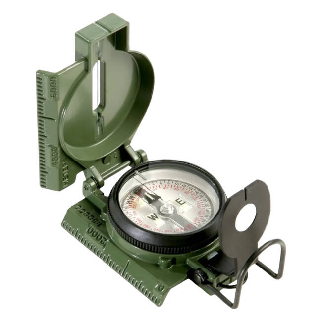 Busola militara cu tritium Compass-3H - Emisfera Nordica - Verde OD