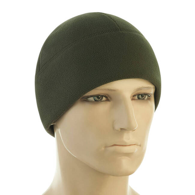 CACIULA WATCH DIN FLEECE - ELITE BEANIE HAT (320g/m ) CU SLIMTEX  - ARMY OLIVE - M-TAC