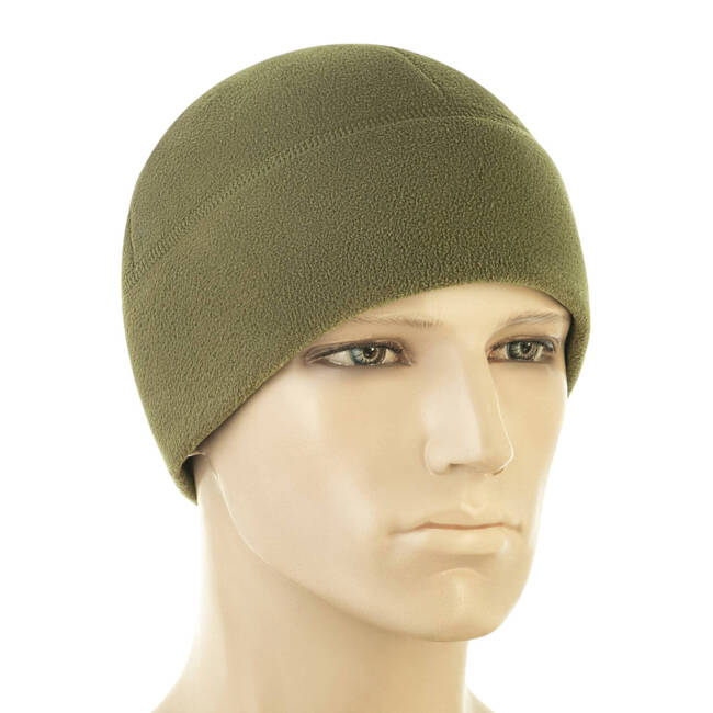 CACIULA WATCH DIN FLEECE - ELITE BEANIE HAT (320g/m ) CU SLIMTEX  - TAN - M-TAC