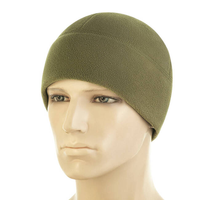 CACIULA WATCH DIN FLEECE - ELITE BEANIE HAT (320g/m ) CU SLIMTEX  - TAN - M-TAC