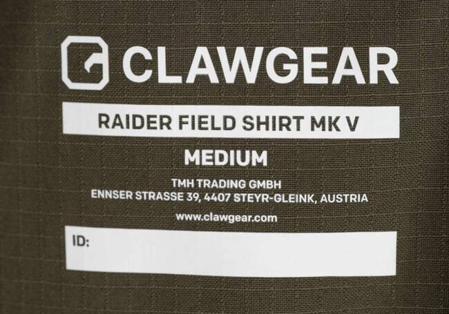 CAMASA DE TEREN RAIDER MK V - CLAWGEAR - STONEGREY OLIVE