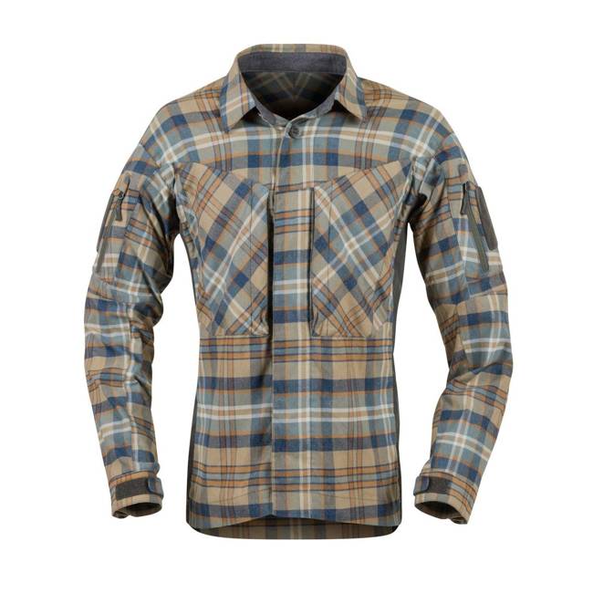 CAMASA MBDU FLANNEL - GINGER PLAID - HELIKON