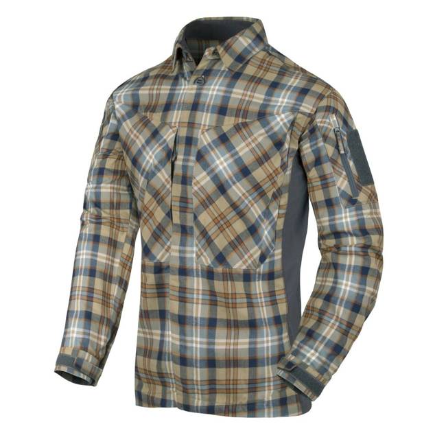 CAMASA MBDU FLANNEL - GINGER PLAID - HELIKON