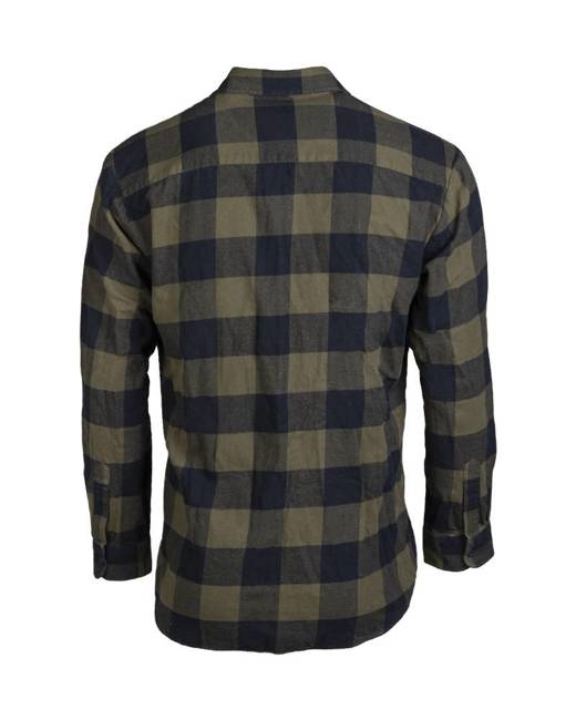 CAMASA USOARA DIN FLANEL - Mil-Tec - NEGRU/VERDE OD