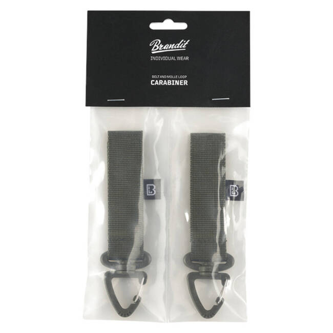 CARABINIERA PENTRU CENTURA CU BUCLA - MOLLE - 2 BUC - OLIVE - BRANDIT