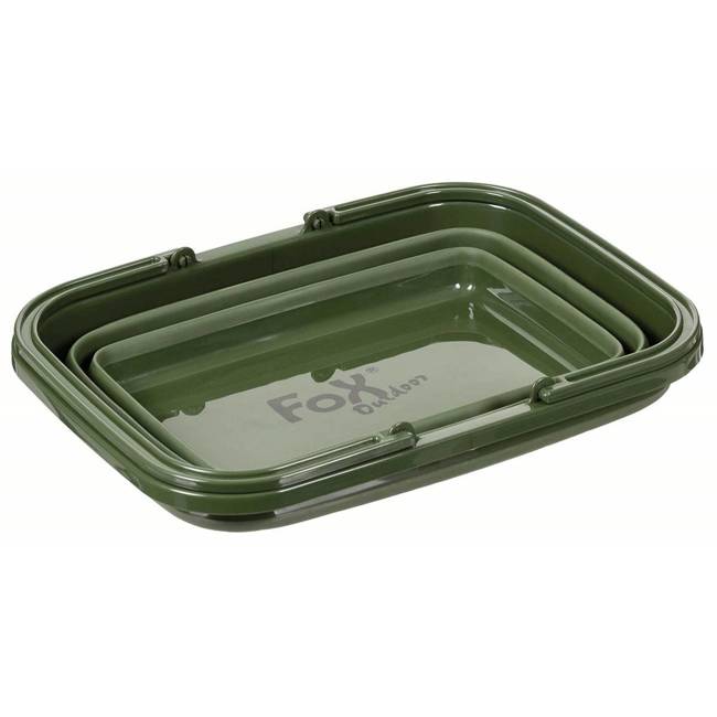 COȘ PLIABIL - 9 L - Fox Outdoor® - VERDE OD