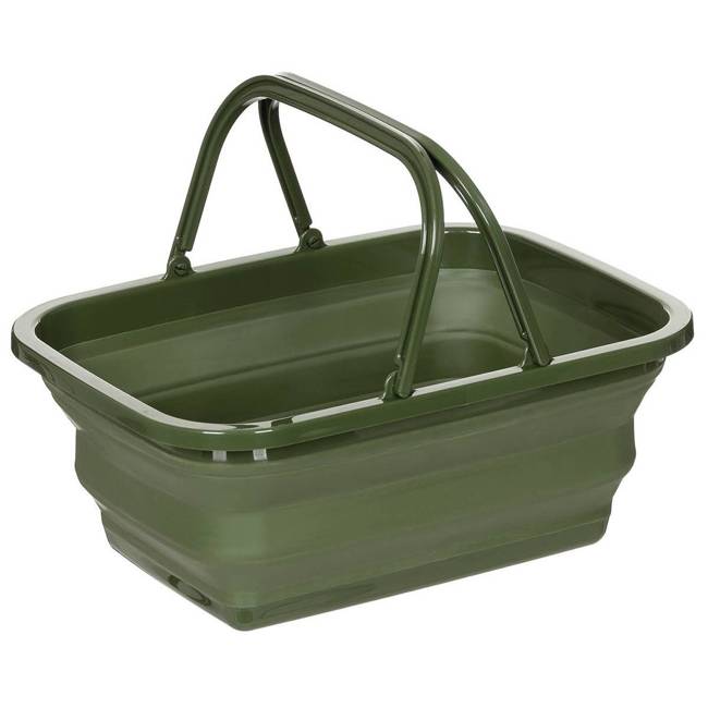 COȘ PLIABIL - 9 L - Fox Outdoor® - VERDE OD