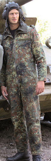 COSTUM GERMAN DE TANCHIST - CAPTUSIT - FLECKTARN - UTILIZAT