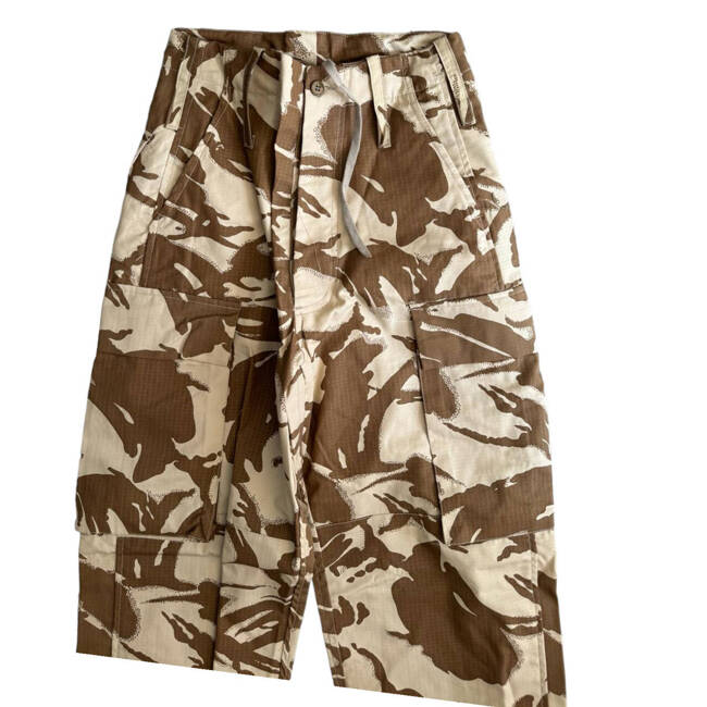 COSTUM INSTRUCTIE CU 2 PANTALONI - CAMUFLAJ DESERT RIPSTOP - SURPLUS MILITAR ARMATA ROMANA - CA NOU